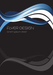 Poster - business flyer template, corporate banner or wallpaper design