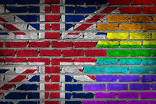 Dark Brick Wall - LGBT Rights - United Kingdom