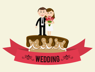 Sticker - wedding label