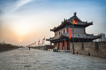 Fototapete - ancient city of xian