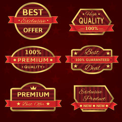 Wall Mural - vector badges and labels