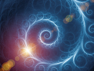 Wall Mural - Spiral Background.