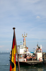 Sticker - Hafen in Konstanz - Bodensee - Deutschland