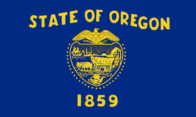 Canvas Print - Oregon State Flag