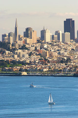 View on San Francisco downtow.