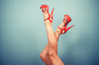 © LoloStock - Female legs in stripper heels