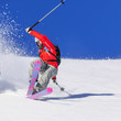 Sturz beim Skifahren