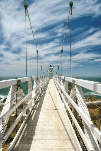 Naklejka dekoracyjna Lighthouse, Point Bonita Lighthouse, San Francisco, California