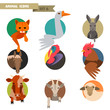 Farm animals avatars