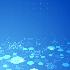 Abstract technology business background