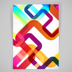 Poster - Abstract background with rounded design elements.
