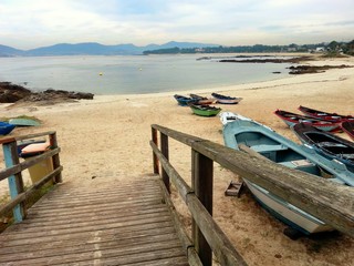 Naklejka na meble Playa de las barcas