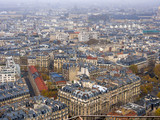 Fototapeta Paryż - view on Paris from the Eiffel tower