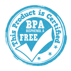 Sticker - BPA Bisphenol-A free stamp