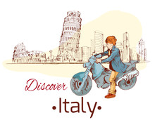 Discover Italy Poster
