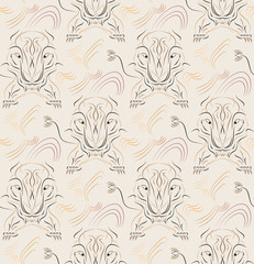 Aufkleber - seamless pattern