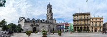 Old Havana With A View Of Fuentes Los Leones Church