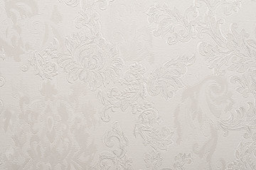 light gray baroque wallpaper background