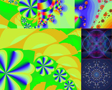 Bright Abstract Backgrounds.