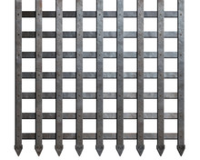 Medieval Metal Bars Isolated