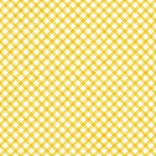 Bright Yellow Gingham Pattern Repeat Background