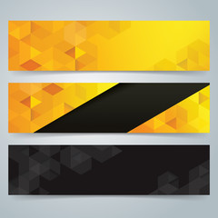 Collection banner design vector.