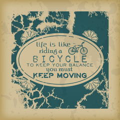 Wall Mural - Retro motivational background