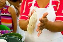 Making Typical Tortillas From Guatemala
