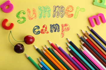 Wall Mural - summer camp concept