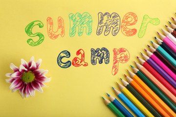 Wall Mural - summer camp concept