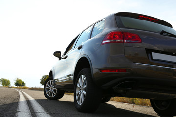 Wall Mural - Car on road