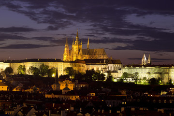 Wall Mural - View of the Cathedral of St. Vitus, Prague, Czech Republic.