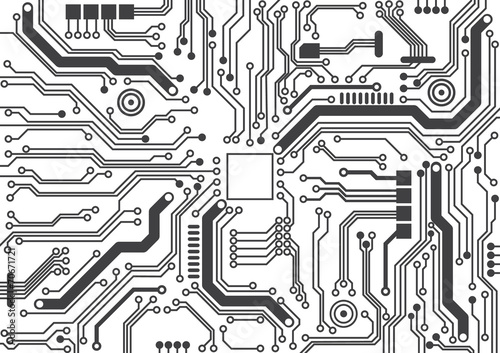 Fotomural circuit board background texture