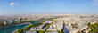 Panoramic of the city of Paris
