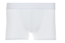 Front View Of White Boxer Brief Underwear
