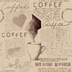Poster - Coffee background
