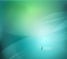 Green And Blue Blurred Design Template