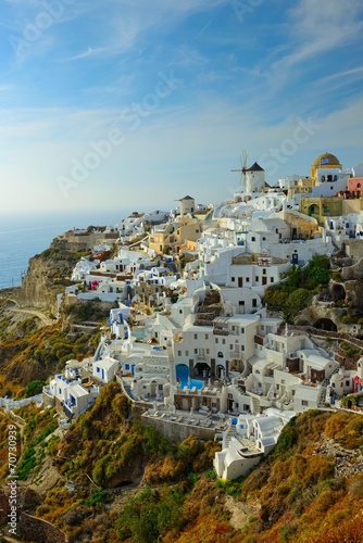 Naklejka - mata magnetyczna na lodówkę Santorini,Greece