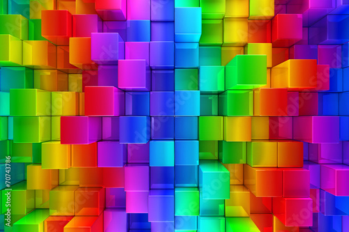  Fototapety Geometryczne   kolorowe-bloki-abstrakcyjne-tlo