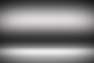 horizontal gray abstract gradient background, vignette