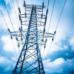 Poster - High voltage towers