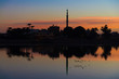 sunrise at Edfu, Nile River, Egypt