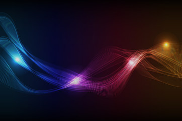 Wall Mural - abstract motion graphic background