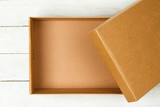 Fototapeta Lawenda - Cardboard box