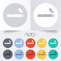 Poster - Smoking sign icon. Cigarette symbol.