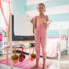 Wall Mural - Child playing at home