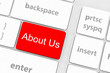 © Natalia Merzlyakova - concepts of 'about us', message on keyboard enter key.