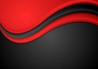 © saicle - Abstract red and black wavy background