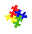 Autism spectrum puzzle pieces