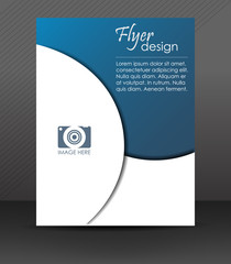 Poster - professional business flyer template or corporate banner